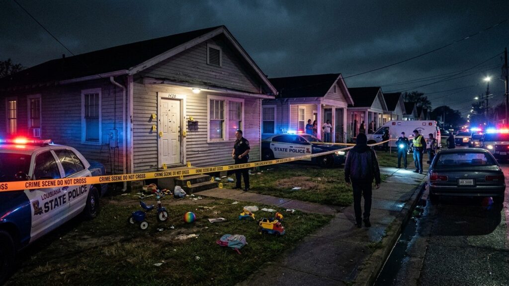 Tuerie Familiale en Louisiane : Huit Enfants Tués, le Père Abattu par la Police