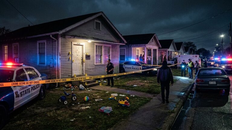 Tuerie Familiale en Louisiane : Huit Enfants Tués, le Père Abattu par la Police