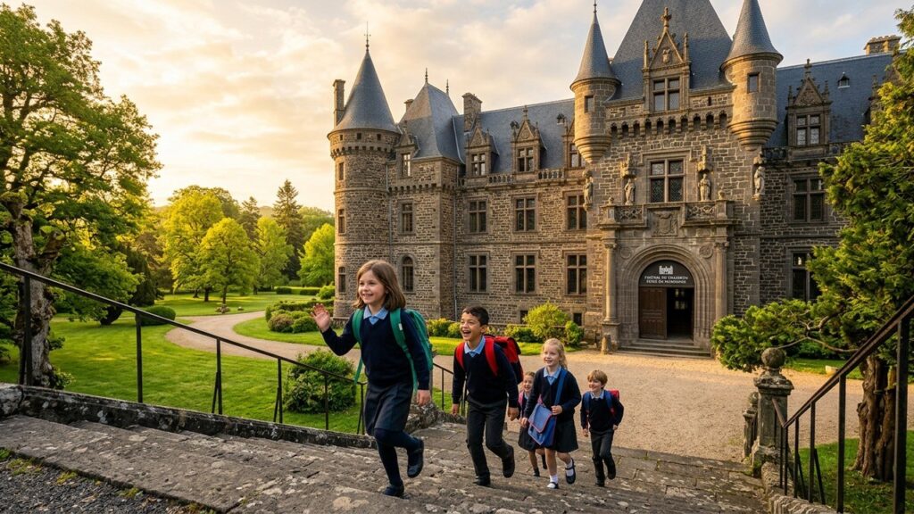 Un Château en Auvergne Devient École : Le Poudlard Français