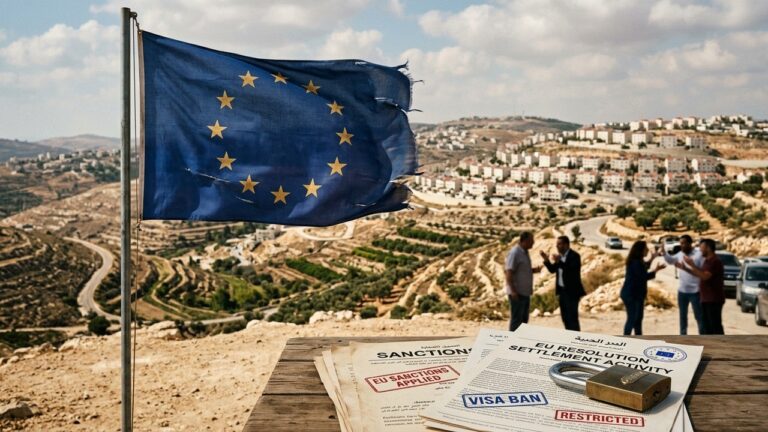 Union Européenne Sanctionne Colons Israéliens Violents