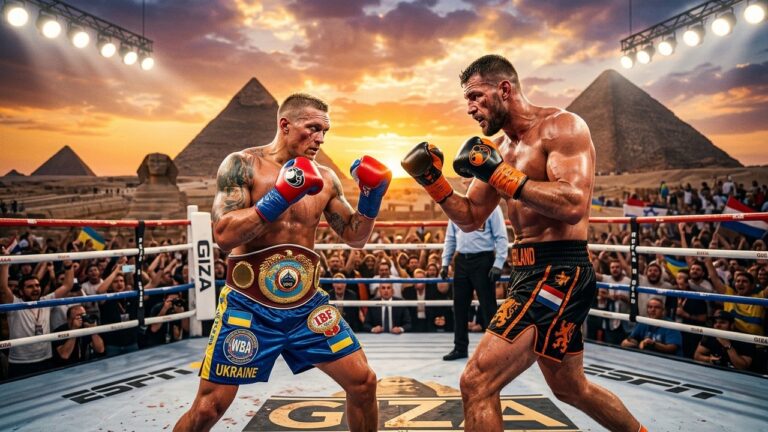 Usyk vs Verhoeven : Pourquoi Défendre les Titres Mondiaux Contre un Kickboxeur ?Generating the boxing article