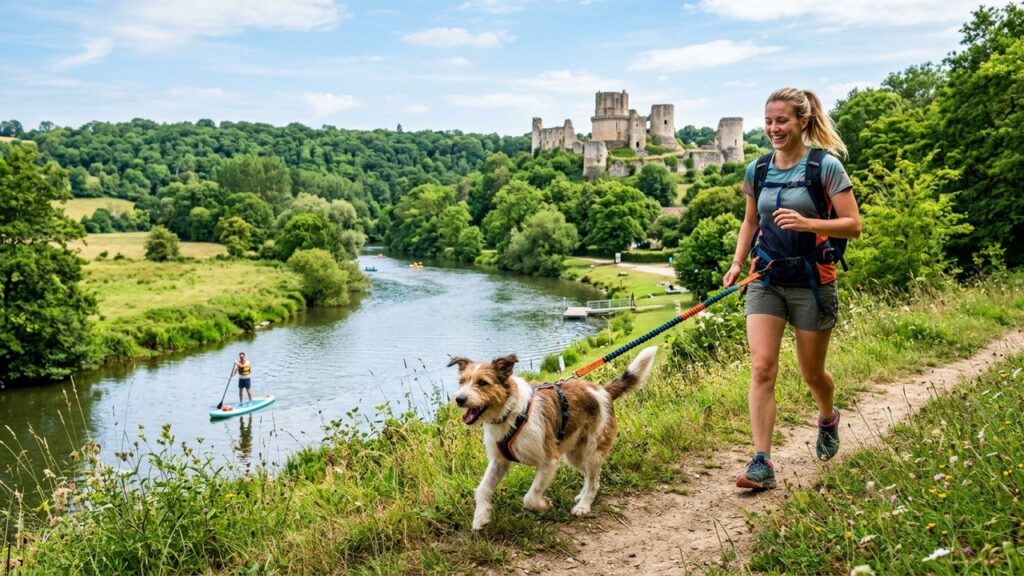 Vacances avec Chien dans l’Eure : Cani-Rando, Paddle et Château Hanté