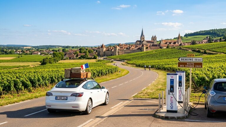Vacances en Voiture Électrique : Meilleures Destinations depuis Paris