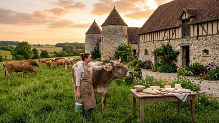 Vaches comme Princesses et Fromages AOP : L&rsquo;Âme d&rsquo;une Ferme Familiale en Aube