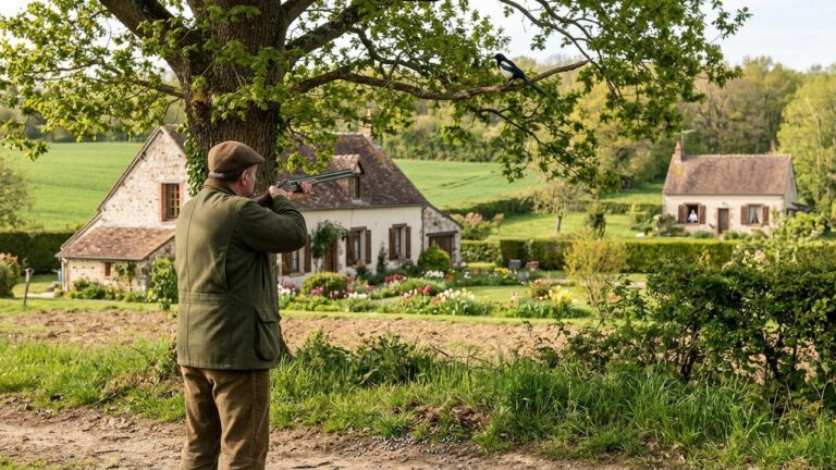 Val-d’Oise : Chasseur Tire sur Voisin en Visant une Pie