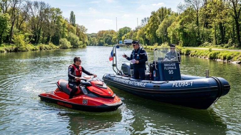 Val-d’Oise : Gendarmes Contrôlent l’Oise, Jet-Skis en Infraction