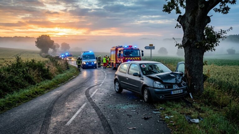 Val-d&rsquo;Oise : Quatre Jeunes Grièvement Blessés dans un Accident après une Soirée