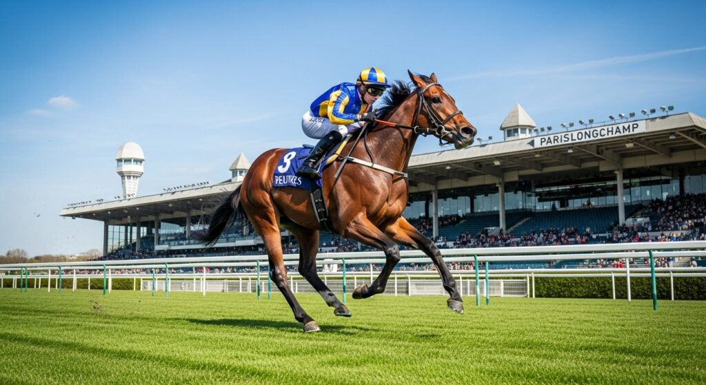 Victoire de Félix aux Ormes au Quinté de ParisLongchamp