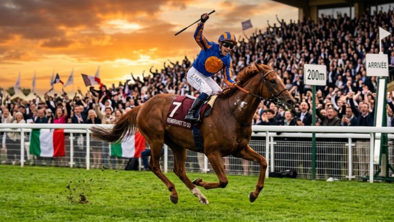 Victoire de Rembrandt To Go au Quinté de ParisLongchamp