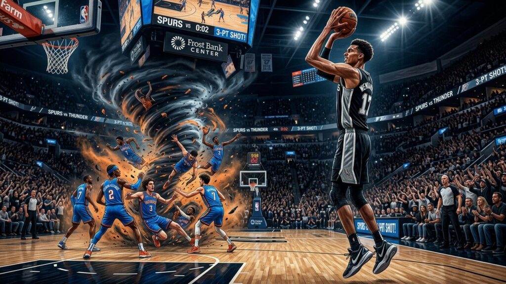 Victor Wembanyama 33 Points : Spurs Écrasent Thunder et Égalisent