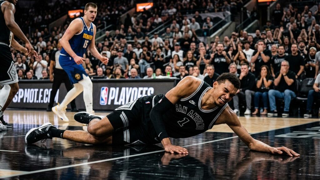 Victor Wembanyama Blessé : La Frayeur Des Spurs En Playoffs NBA