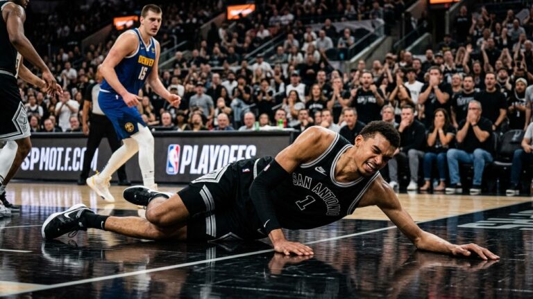 Victor Wembanyama Blessé : La Frayeur Des Spurs En Playoffs NBA