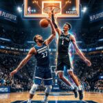 Victor Wembanyama Domine Rudy Gobert : Passage de Témoin en Play-offsGenerating the NBA playoff article NBA