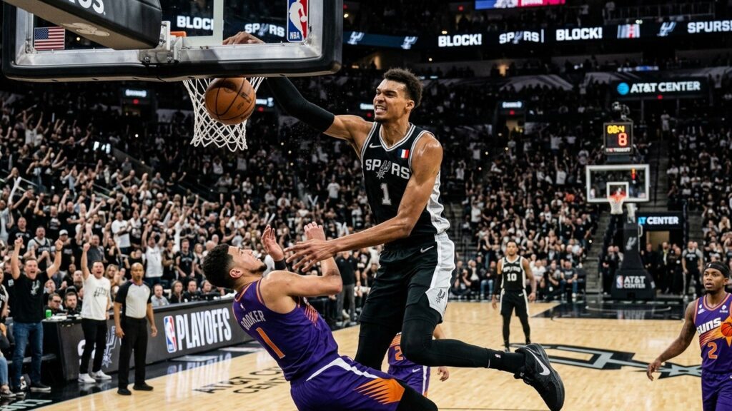 Victor Wembanyama : Record Historique De 12 Contres En Playoffs NBA
