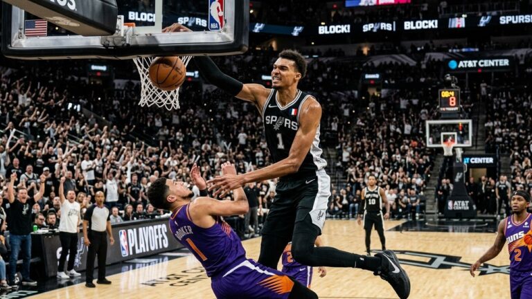Victor Wembanyama : Record Historique De 12 Contres En Playoffs NBA