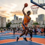 Victor Wembanyama Rénove Terrain Basket Nanterre