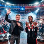 Vincent Cassel et Jul : Moment Iconique au Stade de France