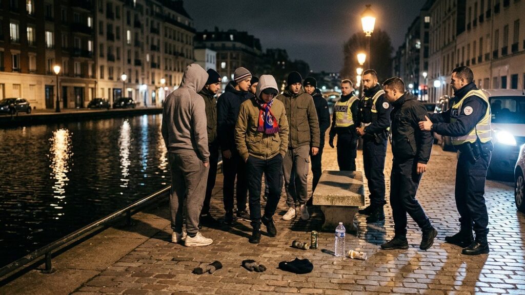 Violences au Canal Saint-Martin : Quinze Supporters Mis en Examen à Paris