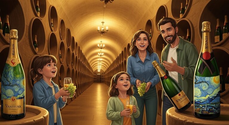 Visite Famille Caves Champagne Reims : Expérience Inoubliable