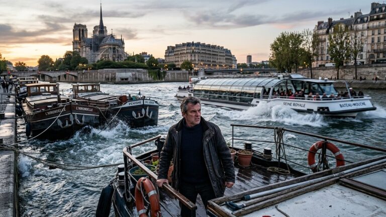 Vitesse des Bateaux sur la Seine : Habitants des Péniches en Colère à Paris