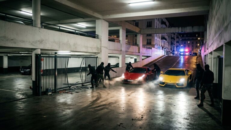 Vol de Luxe à Paris : Voleurs Dévalisent une Conciergerie de Voitures