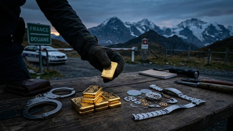 Vol d&rsquo;Or et Montres de Luxe : Quatre Hommes Écroués en France