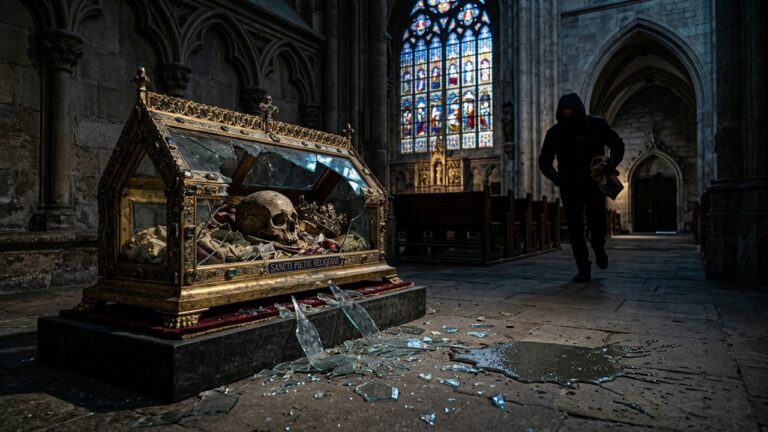 Vol du Crâne d&rsquo;une Sainte en Tchéquie : Arrêté Avant le Béton