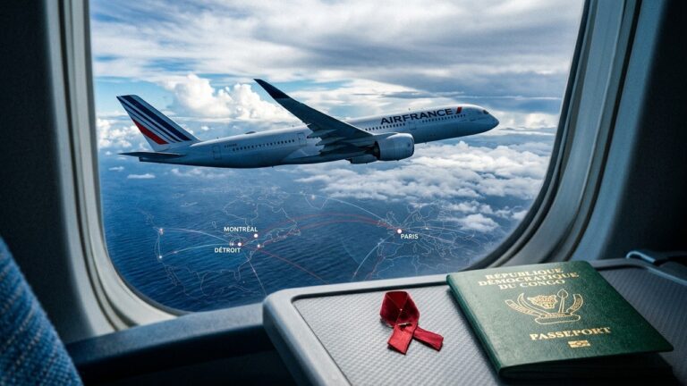 Vol Paris-Détroit Divertit à Montréal pour Ebola : Les Restrictions Américaines