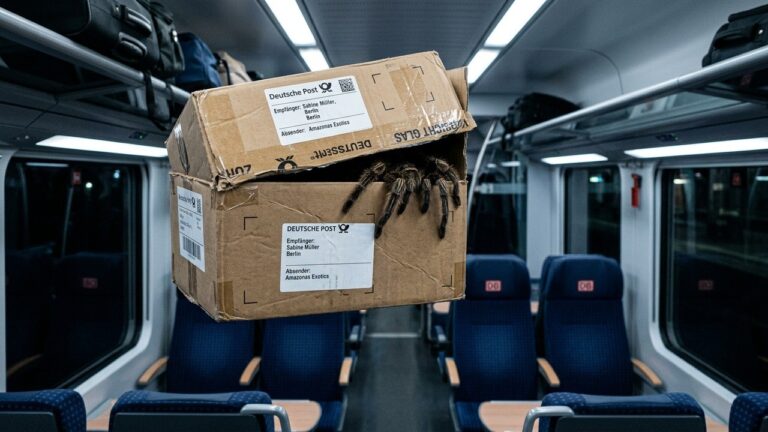 Voyageuse Oublie 20 Mygales Dans Un Train En Allemagne