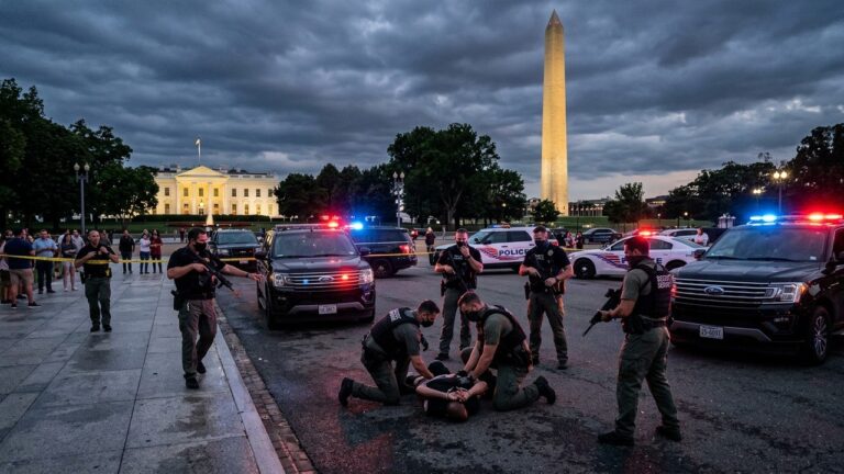 Washington : Fusillade Près de la Maison Blanche, Suspect Neutralisé