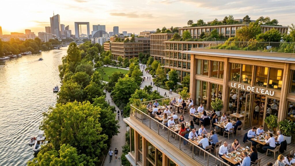 Yannick Alléno Signe au Belvédère de l&rsquo;Arboretum à Nanterre