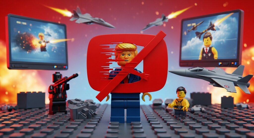 YouTube Supprime Chaîne Pro-Iranienne Avec Vidéos Lego Anti-Trump