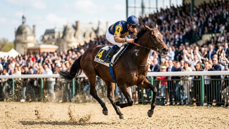 Zelzari Triomphe à Chantilly et Double la Mise dans le Quinté
