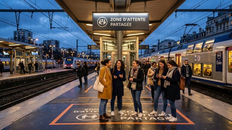 Zone d&rsquo;Attente Partagée : Innovation pour la Sécurité des Femmes dans les Transports