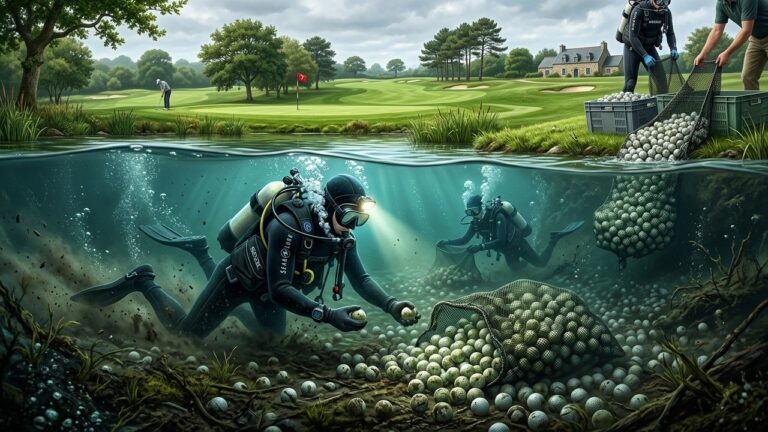 10 000 Balles de Golf Repêchées en Bretagne : Le Spectacle Insolite d&rsquo;un Parcours