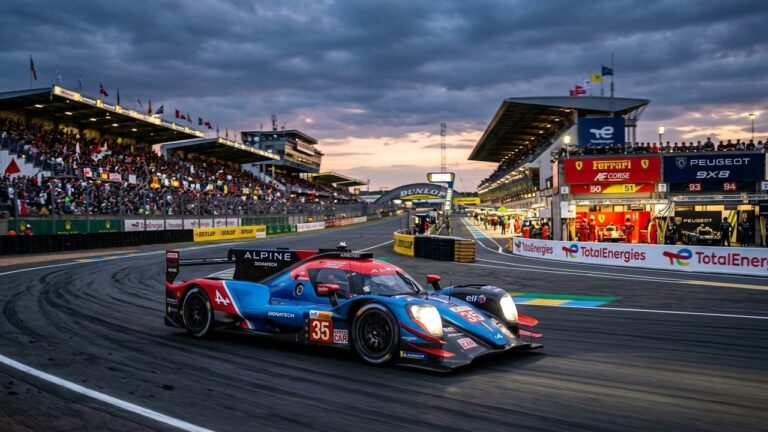 24 HeElaborating on the Le Mans race detailsures du Mans 2026 : Alpine Brille, Ferrari et Peugeot Peinent