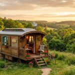 À 17 Ans, Il Bâtit Sa Roulotte en Bois et Cartonne Chez les Touristes