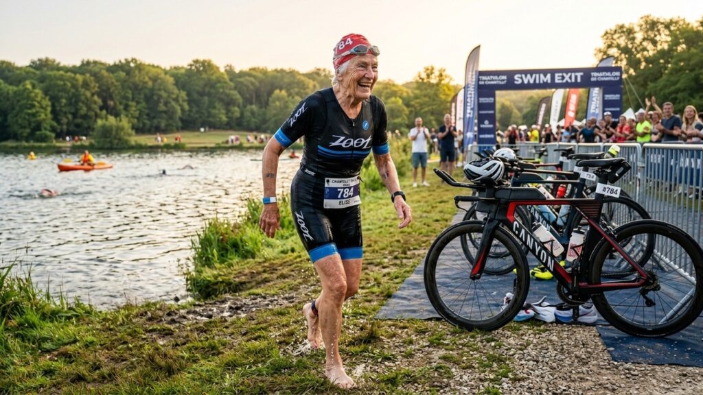 À 87 Ans, Mamie Marathon RéussWriting the blog articleit Son Premier Triathlon Olympique