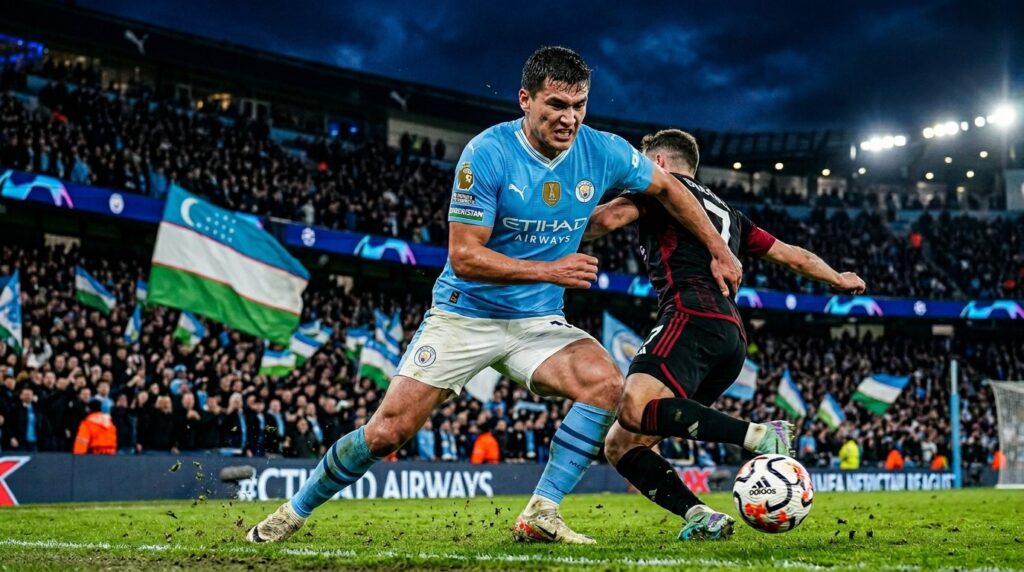 Abdukodir Khusanov : Le Tout-Puissant Défenseur Ouzbek Qui Conquiert le Football Mondial