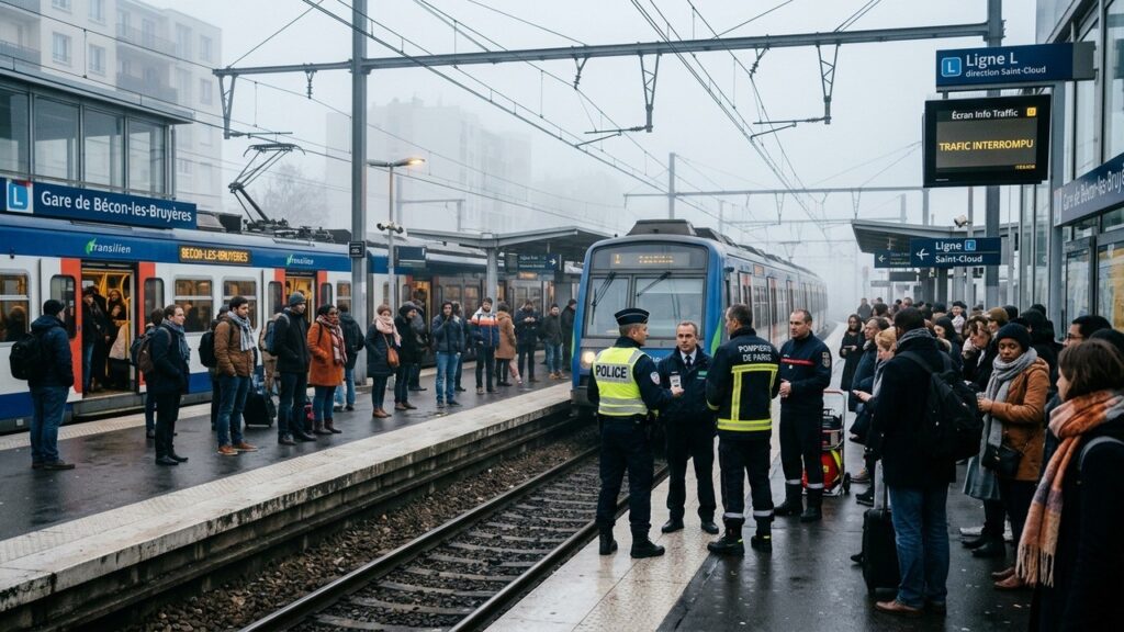 Accident Mortel à La Garenne-Colombes : Ligne L du Transilien Perturbée