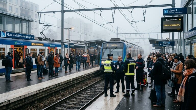 Accident Mortel à La Garenne-Colombes : Ligne L du Transilien Perturbée
