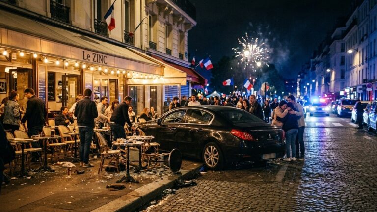 Accident Pendant les Fêtes du Sacre du PSG : Deux Blessés à Paris