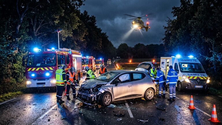 Accident Violent Val d&rsquo;Oise : Deux Urgences Absolues par Hélicoptère