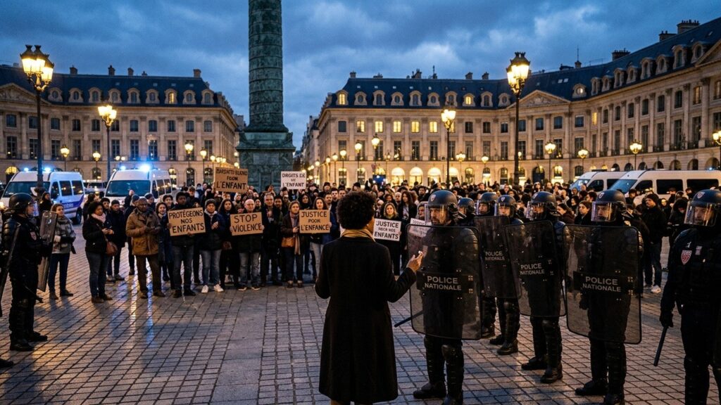Affaire Lyhanna : Andréa Bescond en Garde à Vue Après la Manifestation
