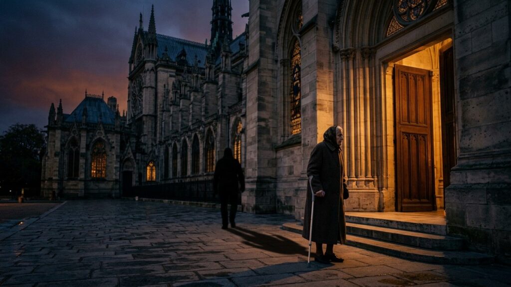 Agression dans une Cathédrale : Le Vol Violent d’une Septuagénaire