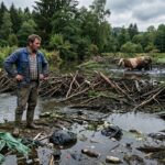 Agriculteur Exaspéré Pollue un Ruisseau Face aux Castors