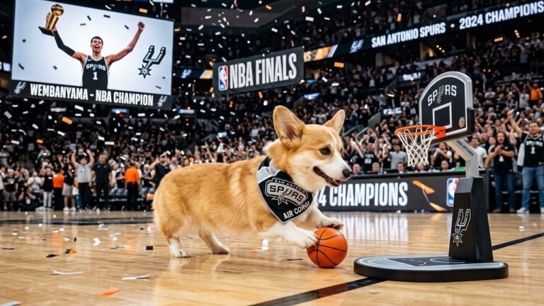 Air Corgi Prédit Victoire Spurs Wembanyama en Finale NBA