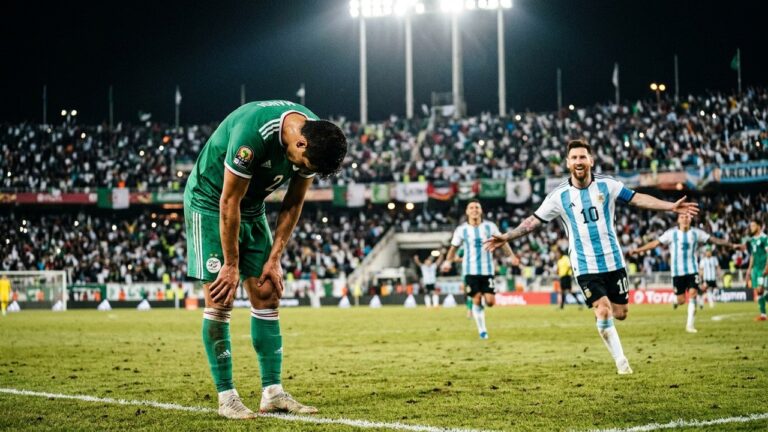 Algérie Argentine 3-0 : Les Fennecs Dépassés par le Génie de Messi