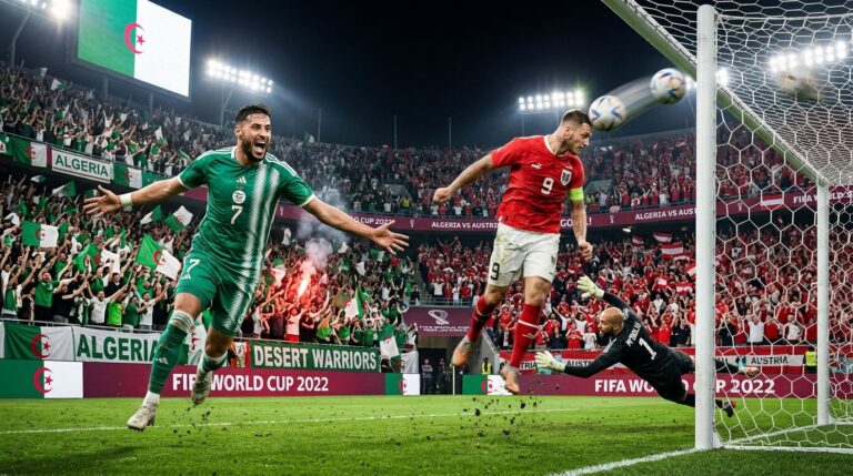 Algérie-Autriche 3-3 : Le Final Dingue Qui a Tout Bouleversé