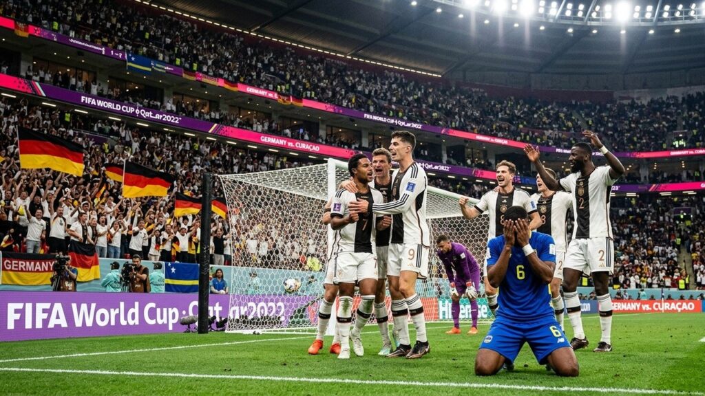 Allemagne-Curaçao 7-1 : La Mannschaft Écrase le Petit Poucet